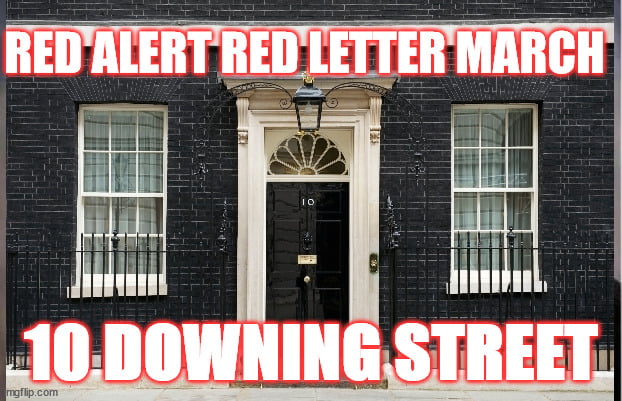 red alert red letter march