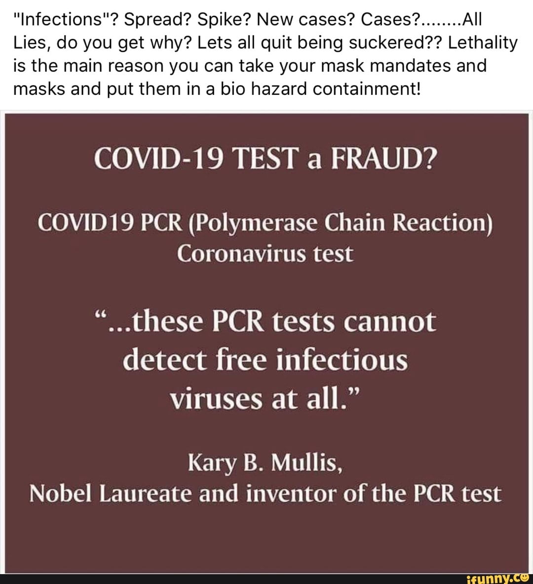 PCR fraud