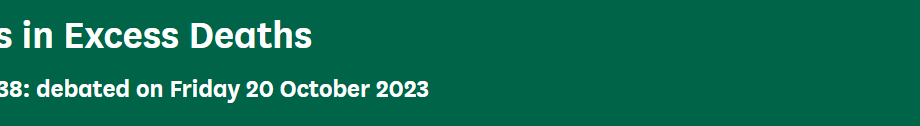 trends in excess deaths